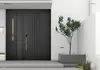 Heavy-Duty Cast Aluminum Armored Door with Smart Lock Handle