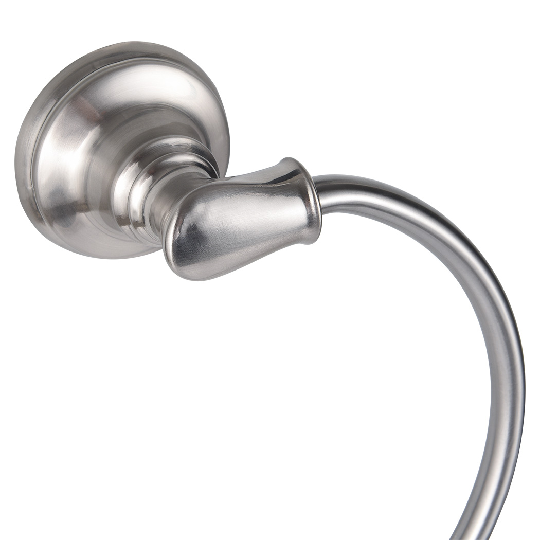 Hot Selling Brushed Finish Bathroom Hardware Bath Hand Towel Ring and Hanger