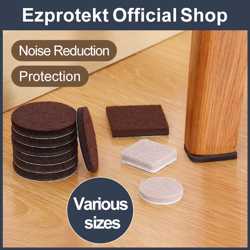 Oval Shelf Soft 1inch Round Colorful Roll Floor Chair Bulk Self-adhesive Rug Protector Felt Pads Desk Furniture Felt Pad