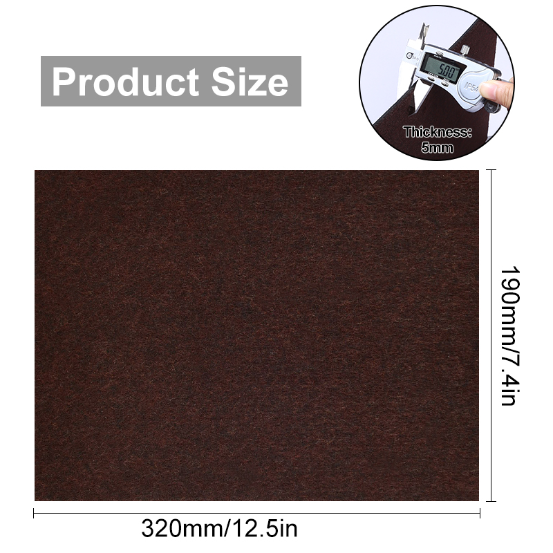 Large Heavy Duty 5mm Thick Large Felt Pads Furniture Pads Anti Scratch Floor Protector for Hardwood Floor