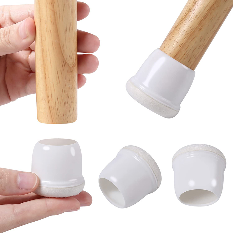 Round&square Chair Leg Furniture Pads Floor Protectors Non Slip Chair Leg Feet Socks Covers Furniture Protection Cover