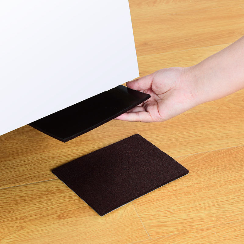 Large Heavy Duty 5mm Thick Large Felt Pads Furniture Pads Anti Scratch Floor Protector for Hardwood Floor