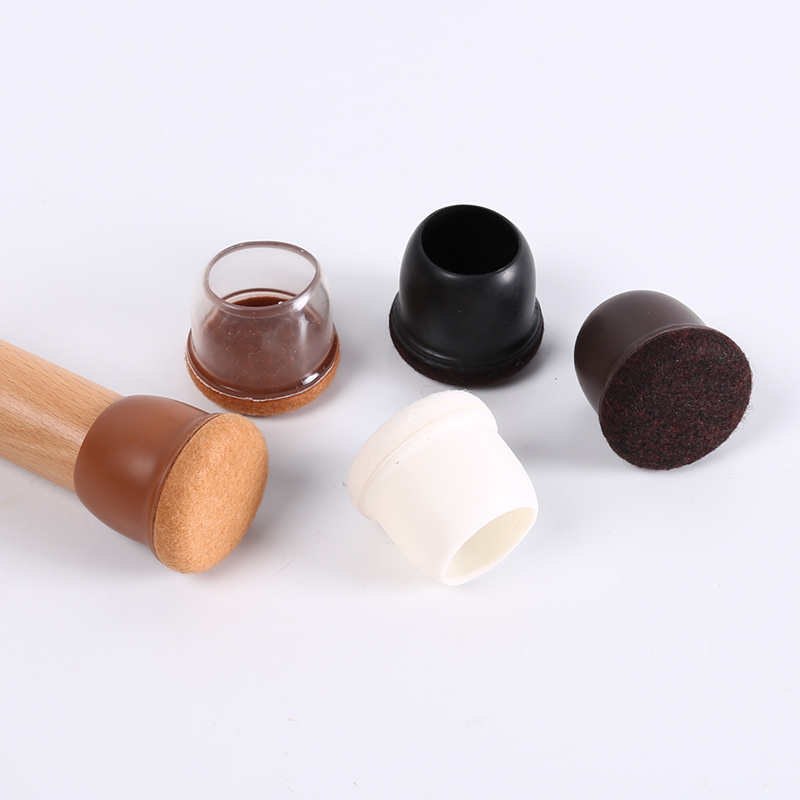 New Design Durable Anti-scratch Silicone Table Chair Leg Protector Hardwood Floors High Transparent Furniture Leg Cup Pad