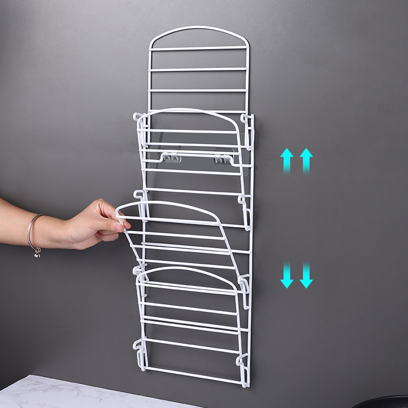 Basket Fruit Vegetable Plate Holder Rack Foldable Storage Organizer for Home Kitchen Dish Drying Rack 3 4 Tier Metal Supply