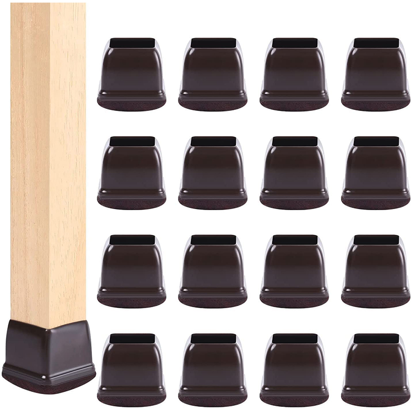 Chair Leg Protectors for Hardwood Floors, Soft Chair Leg Floor Protectors with Felt Pads for Protecting Hard Floors