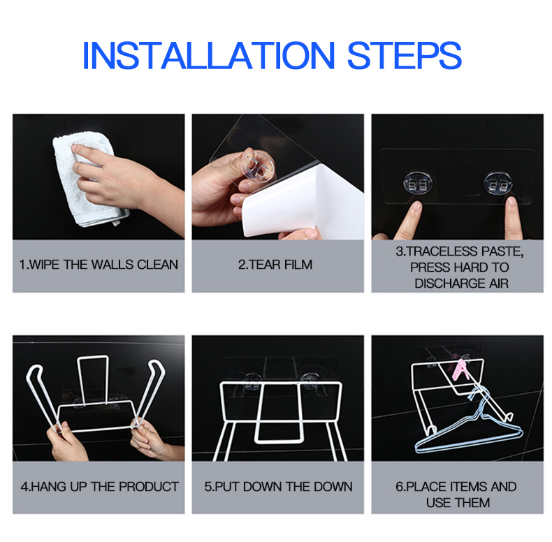 Clothes Hanger Stacker Storage Rack Holder Metal Washing Machine Shelf Laundry Clothes Stand Drying Rack Organizer Wall Mounted