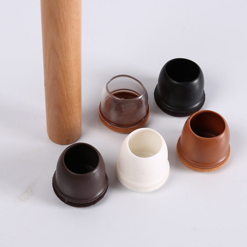 New Design Durable Anti-scratch Silicone Table Chair Leg Protector Hardwood Floors High Transparent Furniture Leg Cup Pad