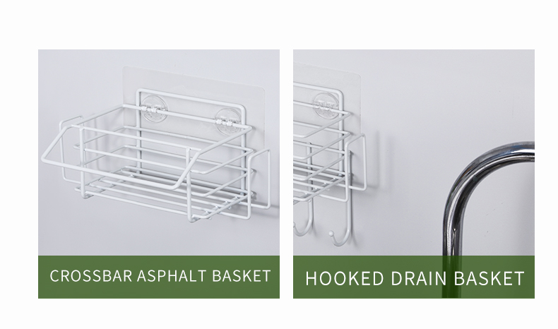 Sink Sponge Holder Botter Towel Shelf Soap Spice Rack Stand Basket Storage Basket Kitchen Bathroom  Accessories