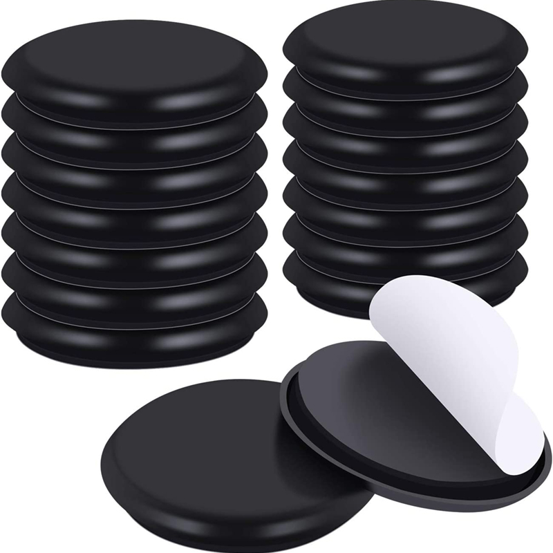 Best Selling Quality Lifter 2-3/8" Self-Stick Round Carpet Furniture Sliders Furniture Moving Slider for Carpet