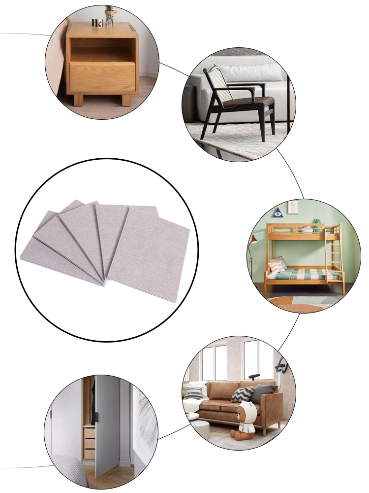Furniture Feet Protector Accessories Chair Furniture Sticker Felt Pad Round Square Chair Foot Pad Furniture Pads
