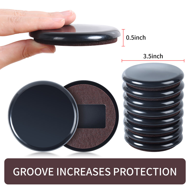 Furniture Caster Cups, Sofas Beds Chairs Wheel Pads, Protect Carpet Floors Prevent Scratches Reduce Noise