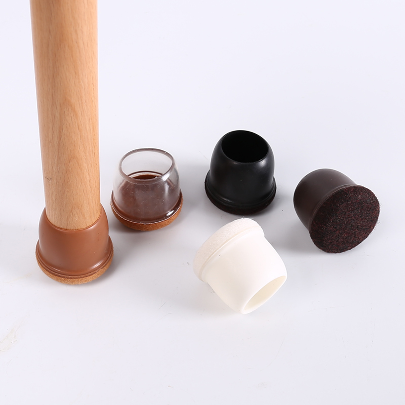 New Design Durable Anti-scratch Silicone Table Chair Leg Protector Hardwood Floors High Transparent Furniture Leg Cup Pad