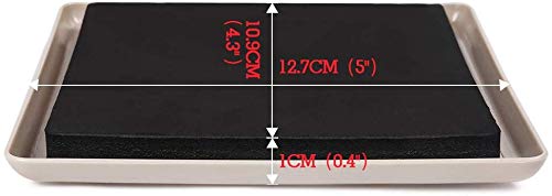 5 Inch Square Furniture Movers Sliders,Heavy-Duty Carpet Furniture Moving Pads Furniture Glides