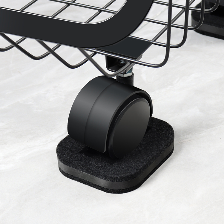 Good Price of Good Quality Durable Black Hard Square Furniture Chair Leg Cups Protect Hardwood Floors