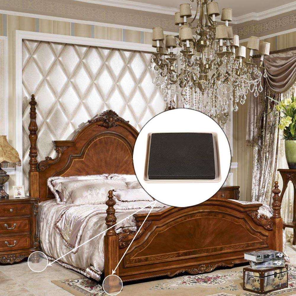 5 Inch Square Furniture Movers Sliders,Heavy-Duty Carpet Furniture Moving Pads Furniture Glides