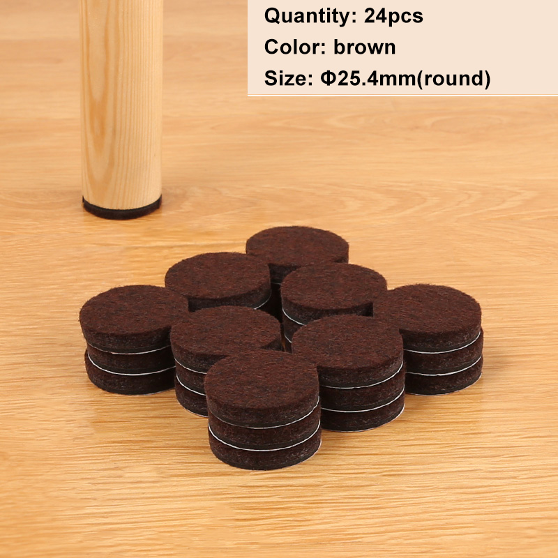 China Manufacturer Durable Self Adhesive Felt Glider Furniture Pads Anti Sliding Furniture Felt Pad