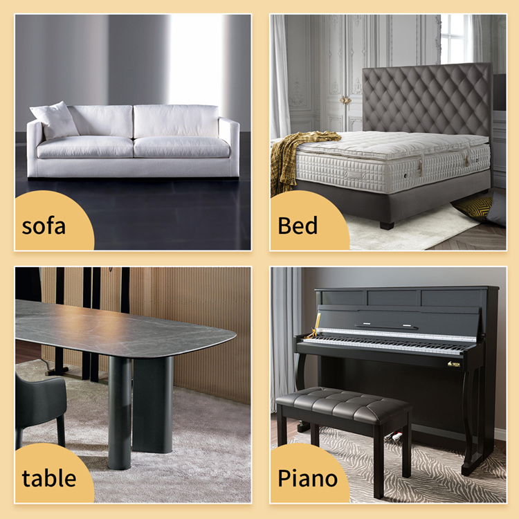 Good Quality Convenient Moving Felt Furniture Slider Heavy Furniture Leg Slider for Carpet Hardwood Floors