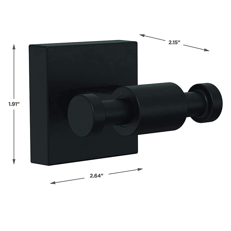 4 PCS Bathroom Hardware Set, Black Towel Racks for Bathroom, Black Bathroom Accessory Set Matte Black Bathroom Accessories